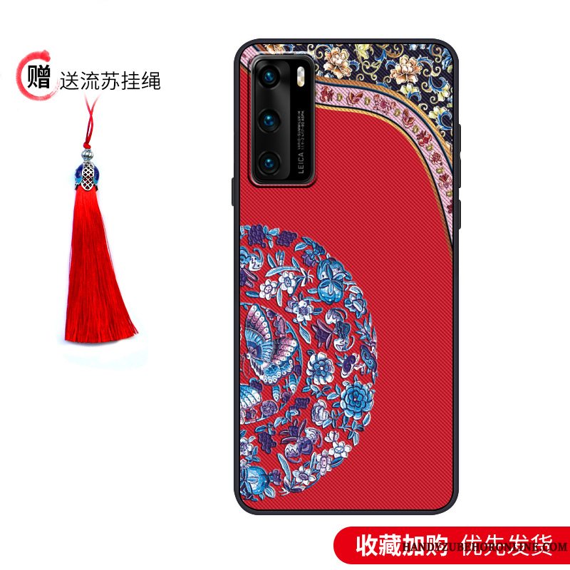 Etui Huawei P40 Beskyttelse Anti-fald Palads, Cover Huawei P40 Blød Vind Tynd