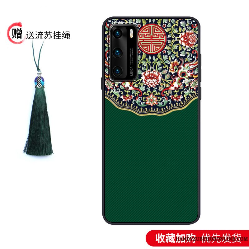 Etui Huawei P40 Beskyttelse Anti-fald Palads, Cover Huawei P40 Blød Vind Tynd