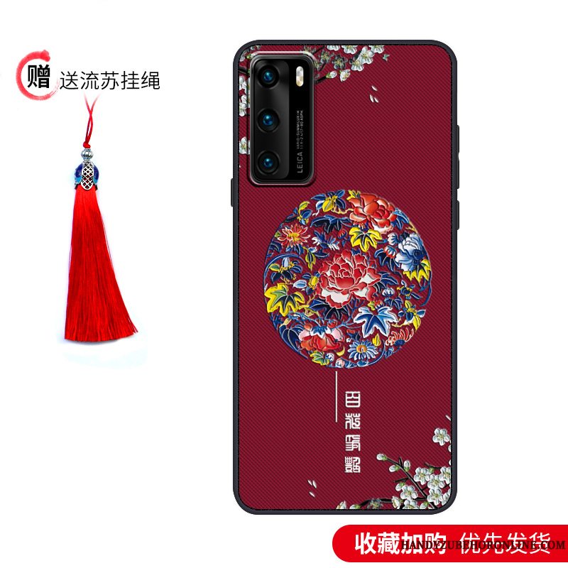 Etui Huawei P40 Beskyttelse Anti-fald Palads, Cover Huawei P40 Blød Vind Tynd