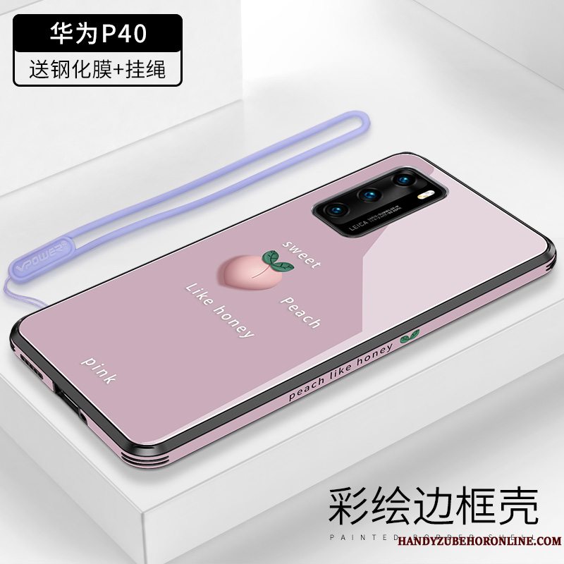 Etui Huawei P40 Beskyttelse Hængende Ornamenter Trend, Cover Huawei P40 Telefonsimple