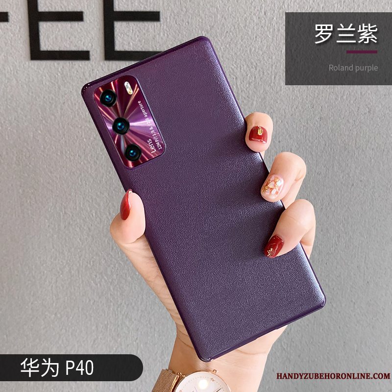 Etui Huawei P40 Beskyttelse Mønster Lilla, Cover Huawei P40 Tasker Anti-fald Hård