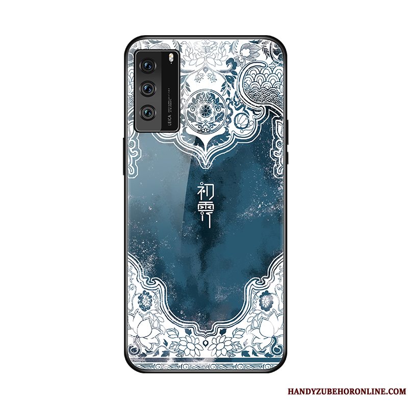 Etui Huawei P40 Kreativ Trendy Telefon, Cover Huawei P40 Beskyttelse Spejl Kinesisk Stil