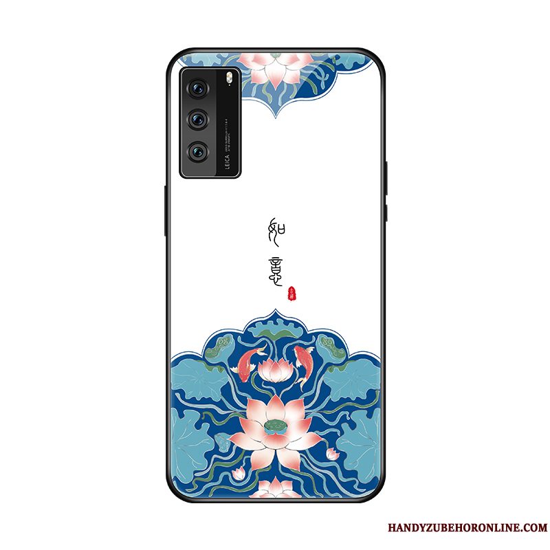 Etui Huawei P40 Kreativ Trendy Telefon, Cover Huawei P40 Beskyttelse Spejl Kinesisk Stil