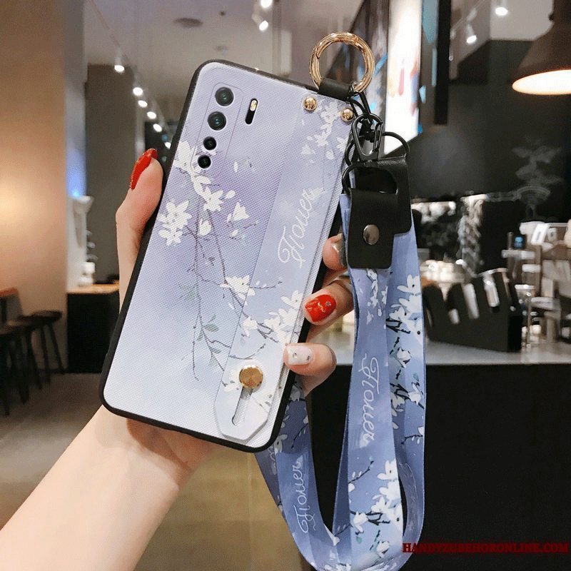 Etui Huawei P40 Lite 5g Beskyttelse Blå Tynd, Cover Huawei P40 Lite 5g Support Anti-fald Telefon