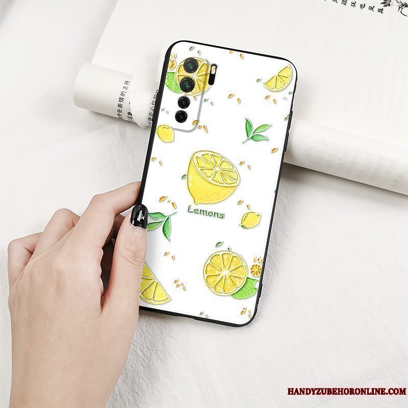 Etui Huawei P40 Lite 5g Blød Trend Citron, Cover Huawei P40 Lite 5g Tasker Smuk Elskeren