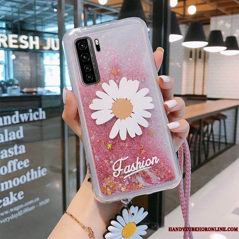 Etui Huawei P40 Lite 5g Tasker Anti-fald Trendy, Cover Huawei P40 Lite 5g Kreativ Lilla Net Red