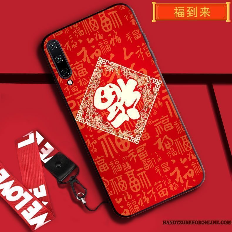 Etui Huawei P40 Lite E Beskyttelse Telefonny, Cover Huawei P40 Lite E Tasker Hængende Ornamenter Rød