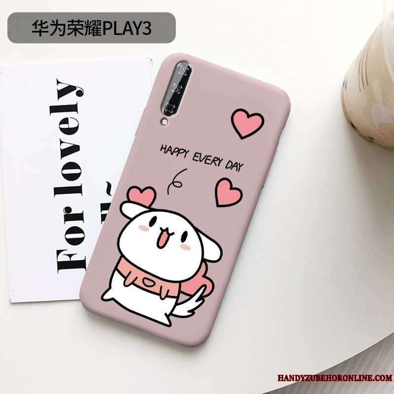 Etui Huawei P40 Lite E Kreativ Blå Anti-fald, Cover Huawei P40 Lite E Blød Telefonhund