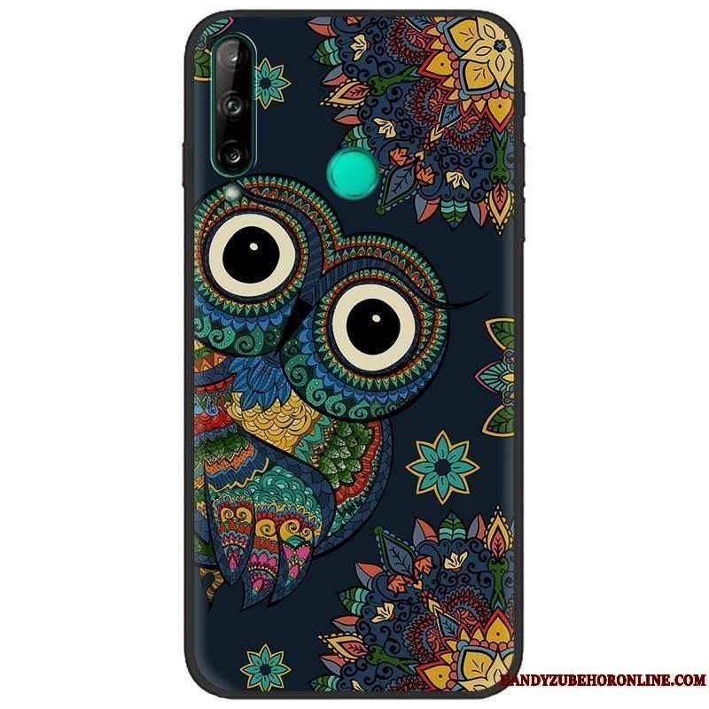 Etui Huawei P40 Lite E Kreativ Pu Sort, Cover Huawei P40 Lite E Blød Nubuck Telefon