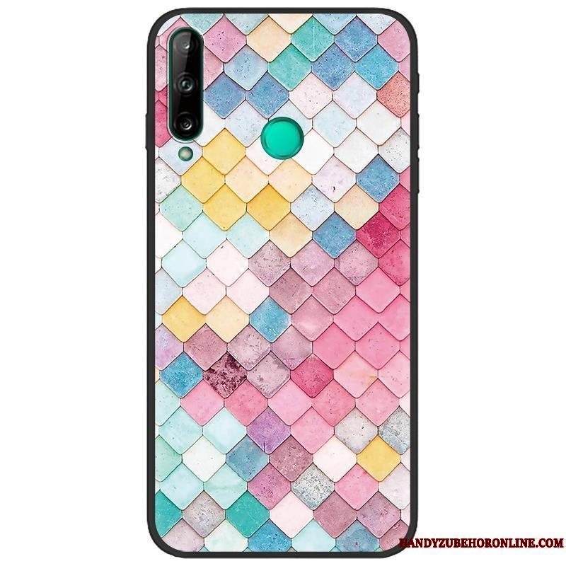 Etui Huawei P40 Lite E Kreativ Pu Sort, Cover Huawei P40 Lite E Blød Nubuck Telefon