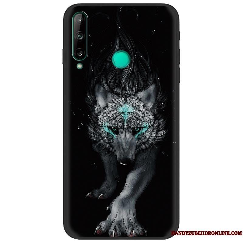 Etui Huawei P40 Lite E Kreativ Pu Sort, Cover Huawei P40 Lite E Blød Nubuck Telefon