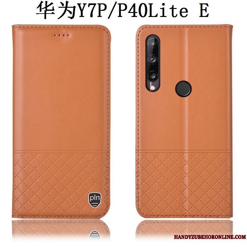 Etui Huawei P40 Lite E Læder Telefonsort, Cover Huawei P40 Lite E Folio Anti-fald