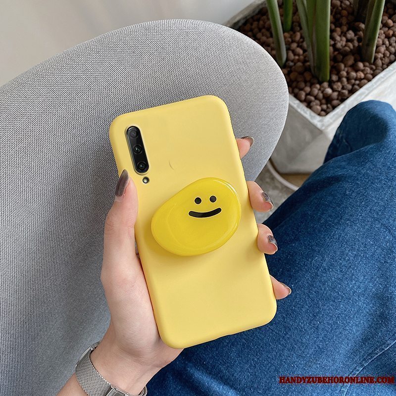 Etui Huawei P40 Lite E Silikone Gul Anti-fald, Cover Huawei P40 Lite E Cartoon Smuk Elskeren