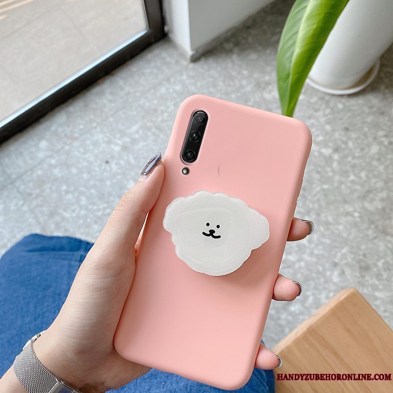 Etui Huawei P40 Lite E Silikone Gul Anti-fald, Cover Huawei P40 Lite E Cartoon Smuk Elskeren