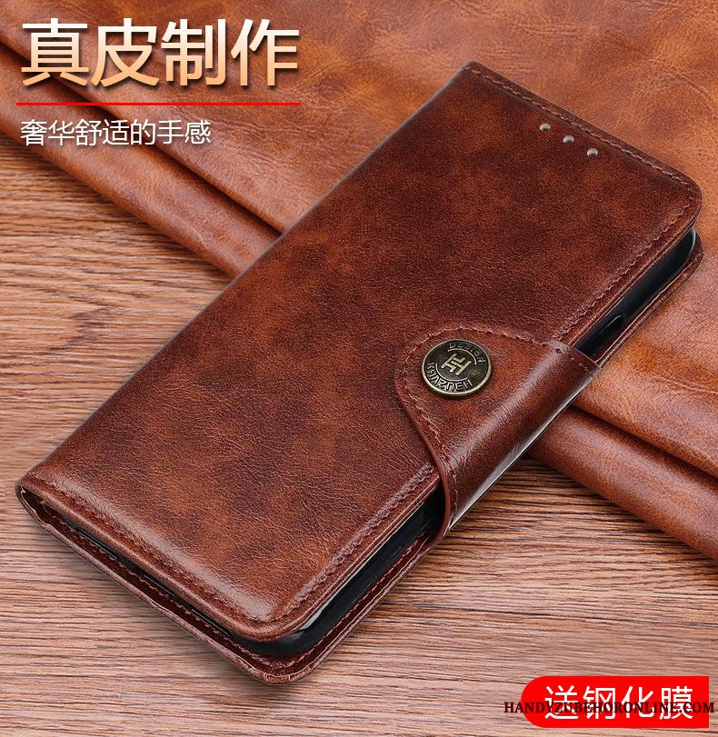 Etui Huawei P40 Lite Folio Anti-fald High End, Cover Huawei P40 Lite Tasker Skærmbeskyttelse Telefon