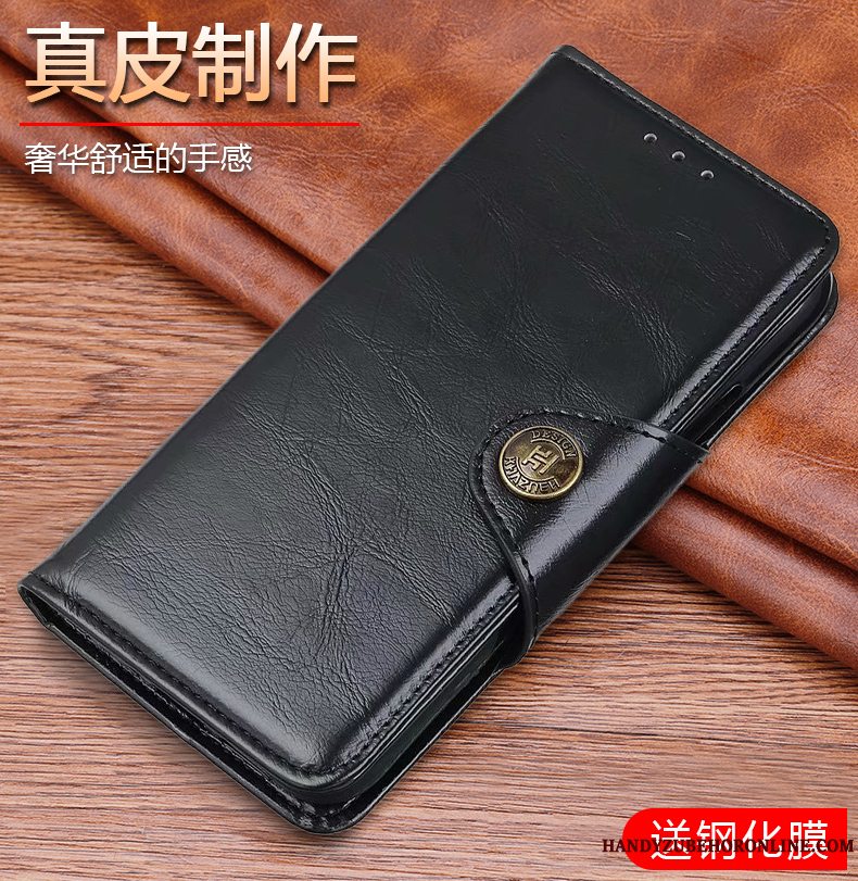 Etui Huawei P40 Lite Folio Anti-fald High End, Cover Huawei P40 Lite Tasker Skærmbeskyttelse Telefon