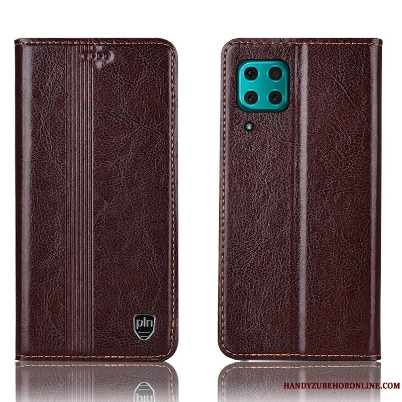 Etui Huawei P40 Lite Læder Telefon, Cover Huawei P40 Lite Beskyttelse