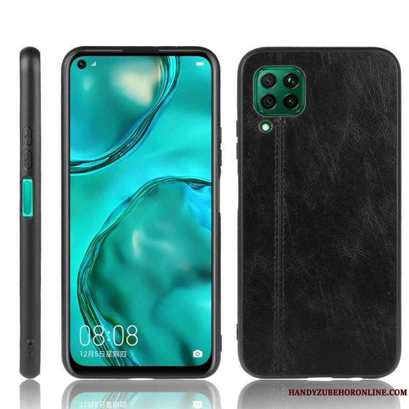 Etui Huawei P40 Lite Tasker Telefonblå, Cover Huawei P40 Lite Beskyttelse Simple