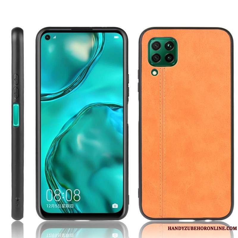 Etui Huawei P40 Lite Tasker Telefonblå, Cover Huawei P40 Lite Beskyttelse Simple