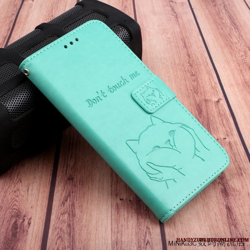 Etui Huawei P40 Lite Tasker Telefonlilla, Cover Huawei P40 Lite Læder Smuk Kat