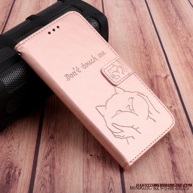 Etui Huawei P40 Lite Tasker Telefonlilla, Cover Huawei P40 Lite Læder Smuk Kat