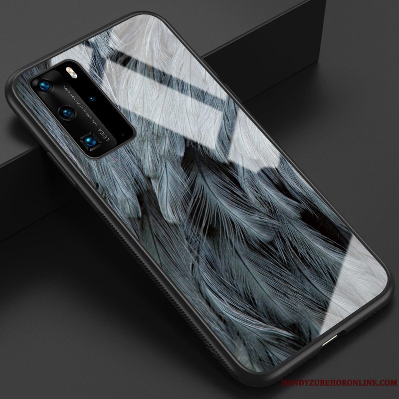 Etui Huawei P40 Pro Beskyttelse Vind Fjer, Cover Huawei P40 Pro Farve Telefonglas