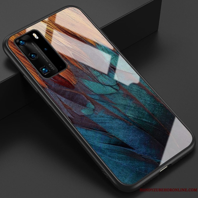 Etui Huawei P40 Pro Beskyttelse Vind Fjer, Cover Huawei P40 Pro Farve Telefonglas