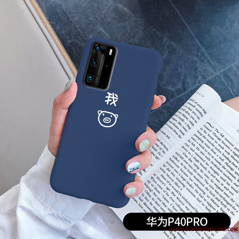 Etui Huawei P40 Pro Kreativ Telefontynd, Cover Huawei P40 Pro Silikone Anti-fald Smuk