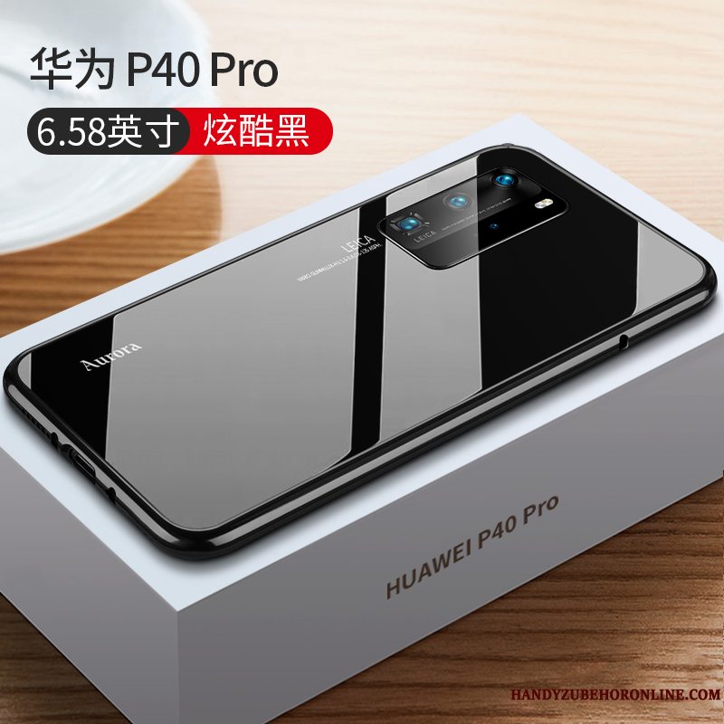 Etui Huawei P40 Pro Metal High End Telefon, Cover Huawei P40 Pro Tasker Tynd Af Personlighed