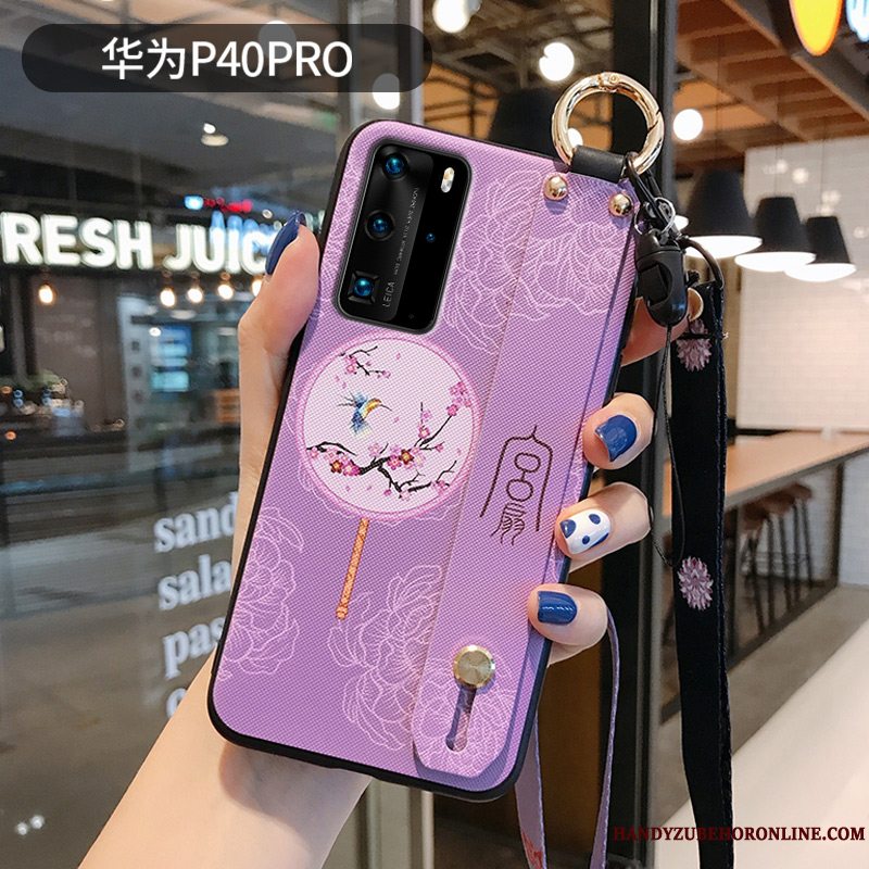 Etui Huawei P40 Pro Silikone Kinesisk Stil Trendy, Cover Huawei P40 Pro Beskyttelse Telefonaf Personlighed