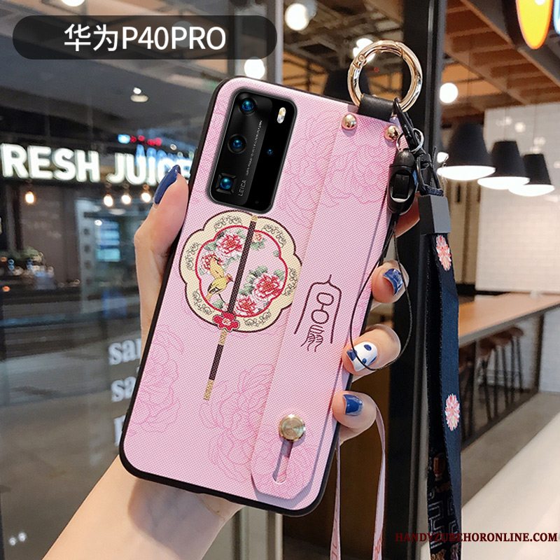 Etui Huawei P40 Pro Silikone Kinesisk Stil Trendy, Cover Huawei P40 Pro Beskyttelse Telefonaf Personlighed