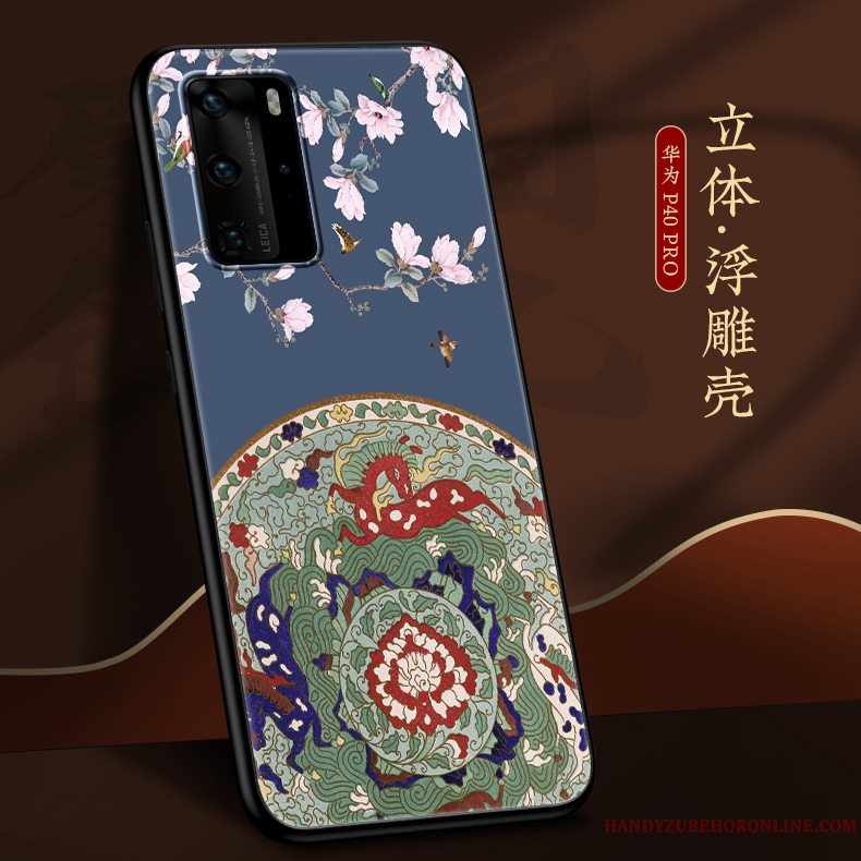 Etui Huawei P40 Pro Silikone Tynd Vind, Cover Huawei P40 Pro Tasker Ny Af Personlighed