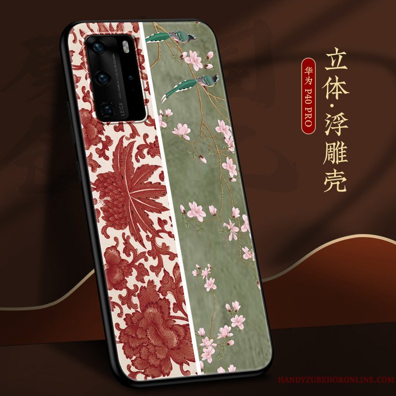 Etui Huawei P40 Pro Silikone Tynd Vind, Cover Huawei P40 Pro Tasker Ny Af Personlighed