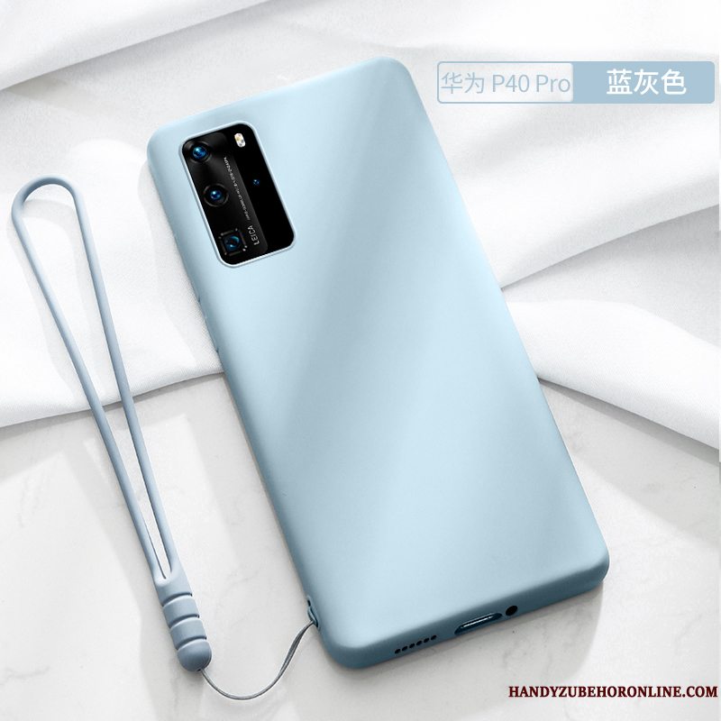 Etui Huawei P40 Pro Tasker Rød Tynd, Cover Huawei P40 Pro Beskyttelse Anti-fald Ny