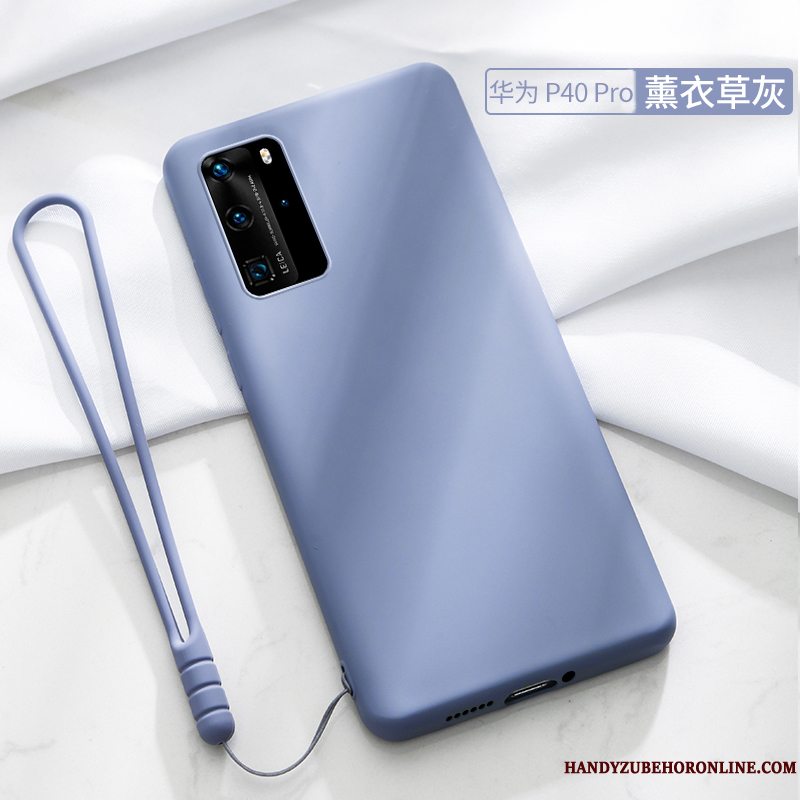 Etui Huawei P40 Pro Tasker Rød Tynd, Cover Huawei P40 Pro Beskyttelse Anti-fald Ny