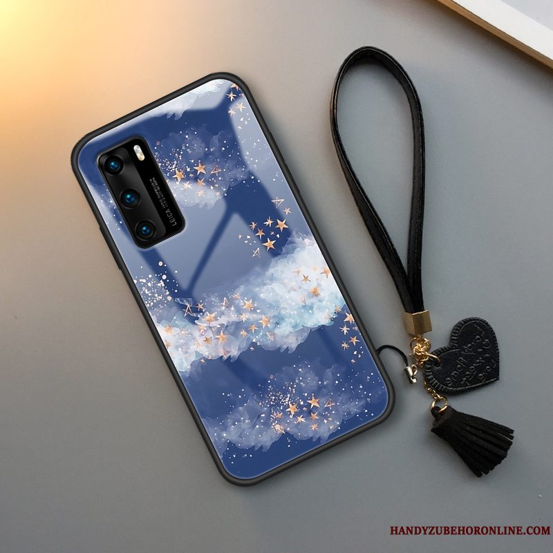 Etui Huawei P40 Silikone Fjer Lille Sektion, Cover Huawei P40 Tasker Telefontrend