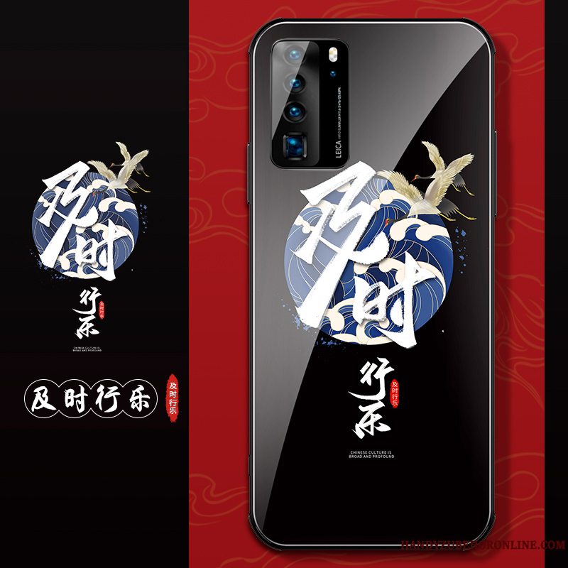 Etui Huawei P40 Silikone Trendy Anti-fald, Cover Huawei P40 Tasker Tynd Ny