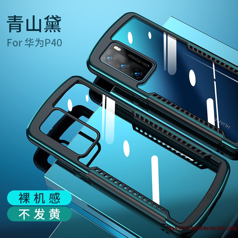 Etui Huawei P40 Tasker Af Personlighed Tynd, Cover Huawei P40 Silikone Telefonglas