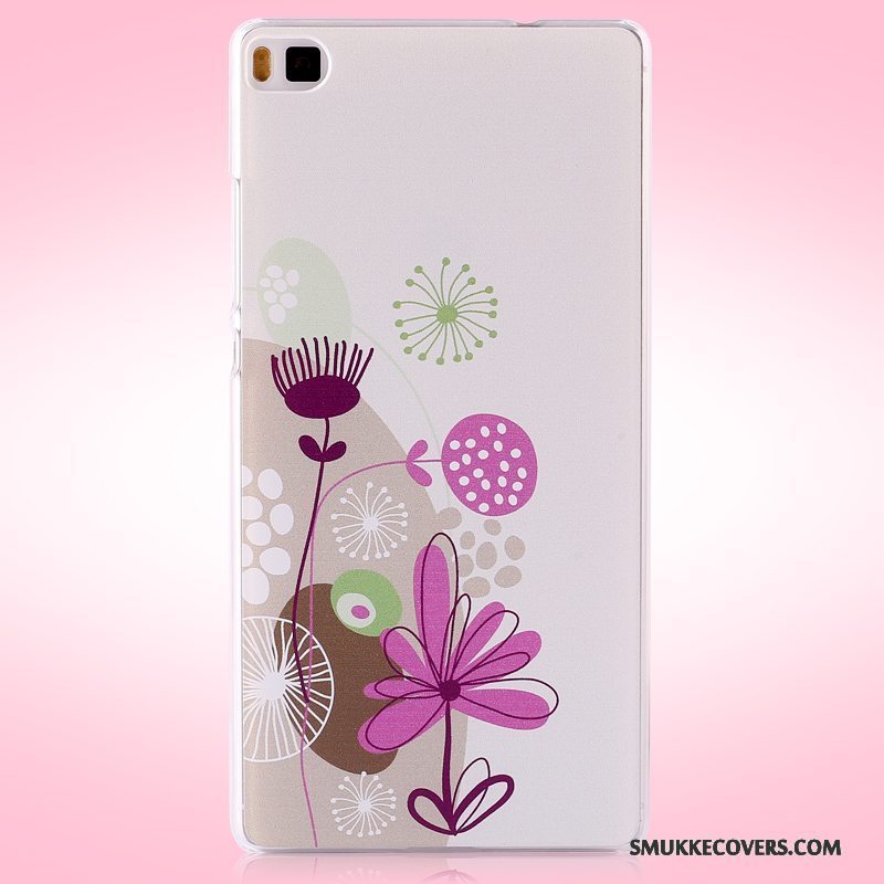 Etui Huawei P8 Farve Hård Telefon, Cover Huawei P8 Malet