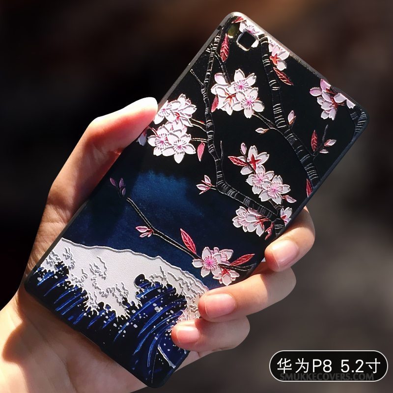 Etui Huawei P8 Kreativ Telefonlyserød, Cover Huawei P8 Beskyttelse Høj Af Personlighed