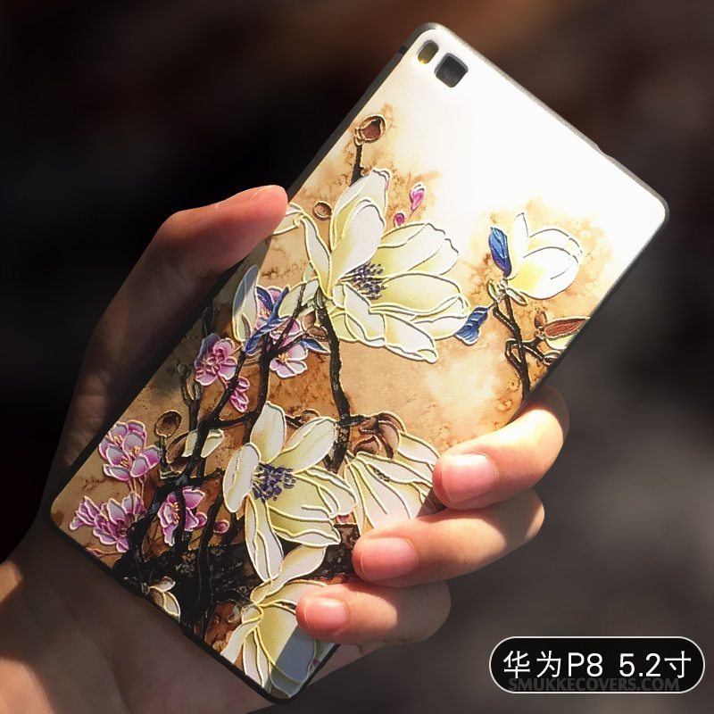 Etui Huawei P8 Kreativ Telefonlyserød, Cover Huawei P8 Beskyttelse Høj Af Personlighed