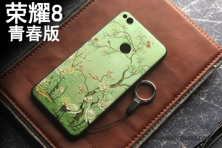 Etui Huawei P8 Lite 2017 Beskyttelse Telefonhængende Ornamenter, Cover Huawei P8 Lite 2017 Tasker Gul Lyse