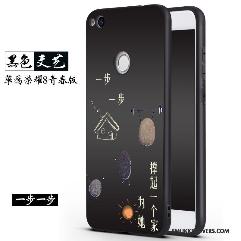 Etui Huawei P8 Lite 2017 Silikone Hængende Ornamenter Telefon, Cover Huawei P8 Lite 2017 Blød Ungdom Trend