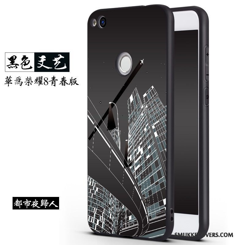 Etui Huawei P8 Lite 2017 Silikone Hængende Ornamenter Telefon, Cover Huawei P8 Lite 2017 Blød Ungdom Trend