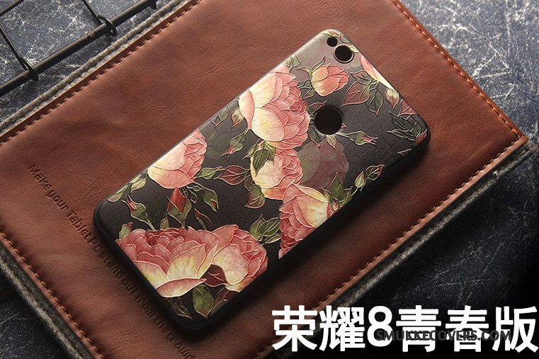 Etui Huawei P8 Lite 2017 Tasker Gul Hængende Ornamenter, Cover Huawei P8 Lite 2017 Kreativ Anti-fald Ungdom