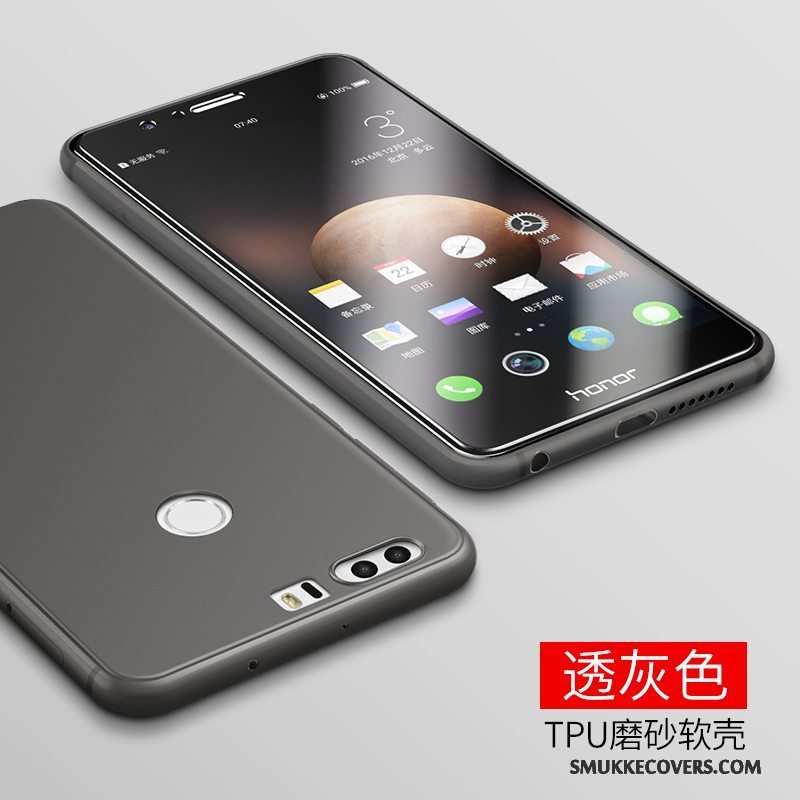Etui Huawei P8 Lite 2017 Tasker Ungdom Telefon, Cover Huawei P8 Lite 2017 Beskyttelse Mørkeblå Tynd