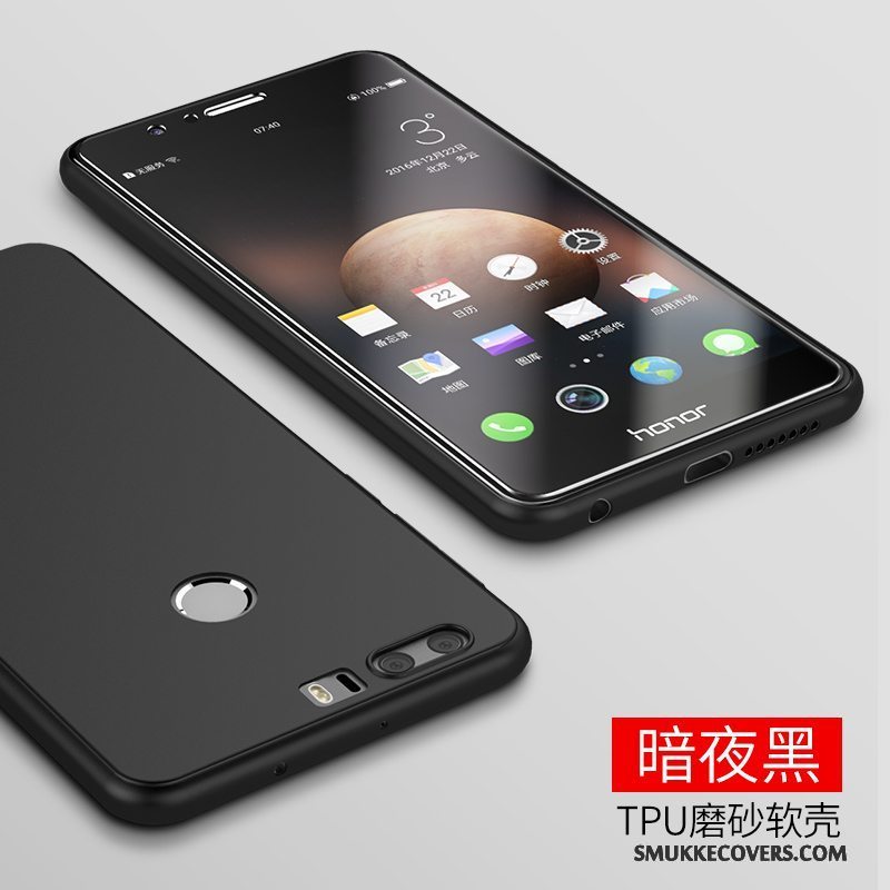 Etui Huawei P8 Lite 2017 Tasker Ungdom Telefon, Cover Huawei P8 Lite 2017 Beskyttelse Mørkeblå Tynd