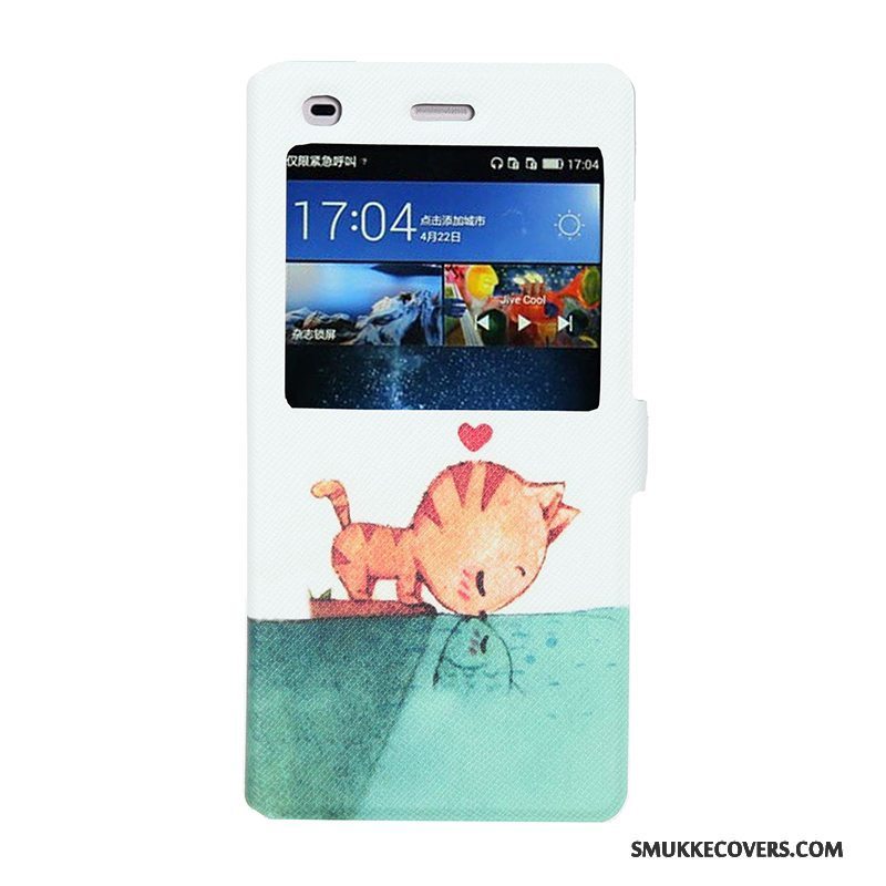 Etui Huawei P8 Lite Beskyttelse Telefonlilla, Cover Huawei P8 Lite Cartoon Ungdom Trend