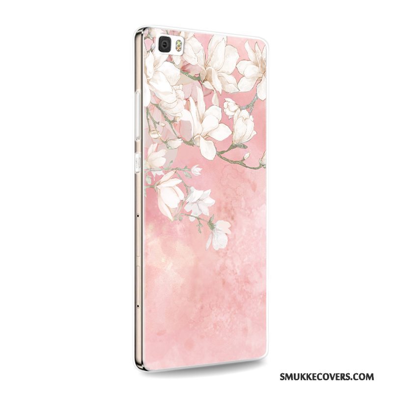 Etui Huawei P8 Lite Beskyttelse Ungdom Lyse, Cover Huawei P8 Lite Blød Telefonlilla