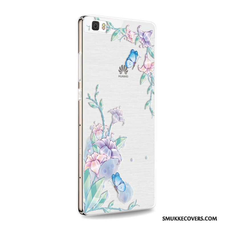 Etui Huawei P8 Lite Beskyttelse Ungdom Lyse, Cover Huawei P8 Lite Blød Telefonlilla